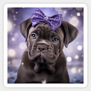 Cute Cane Corso Puppy Sticker